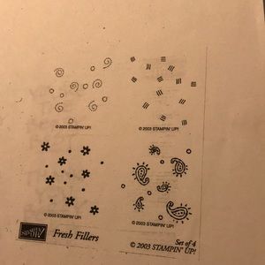Stampin Up. Fresh fillers. 2003